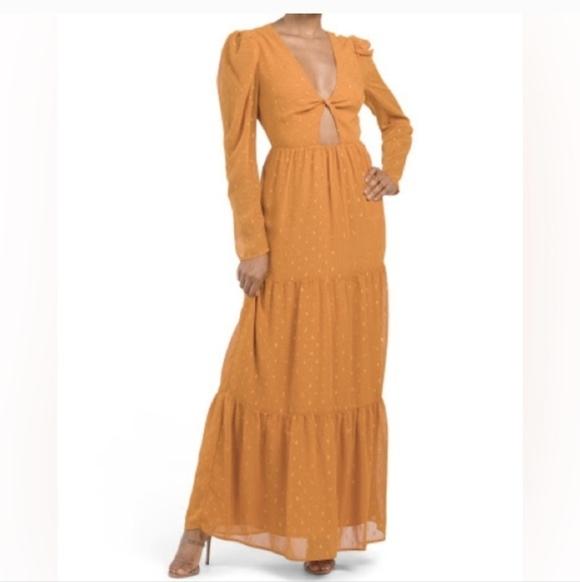 RACHEL Rachel Roy Dresses & Skirts - RACHEL Rachel Roy Gold Maxi Dress